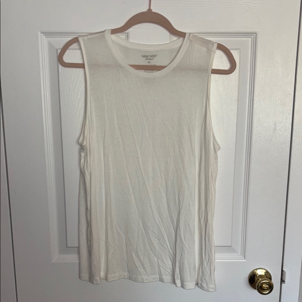 Off White Tank Top